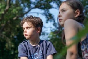 kids in a bad mood