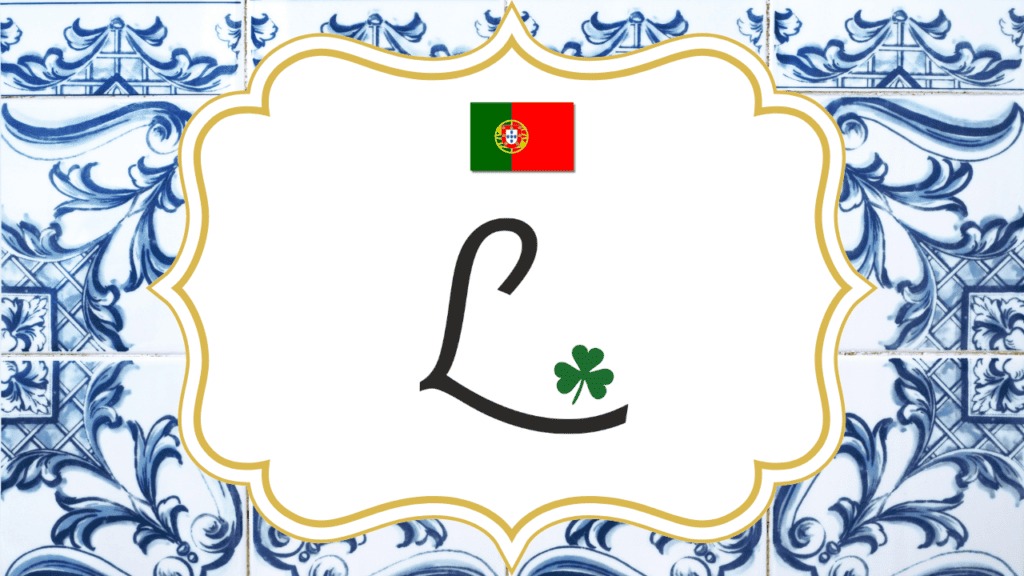 Letter L - Letra L - European Portuguese Lessons, including words that starts with L and the pronunciation of the letter L