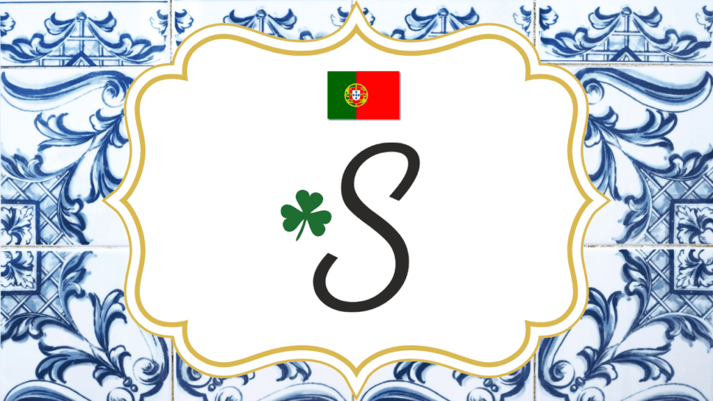 Letter S - Letra S - European Portuguese Lessons, including words that starts with S and the pronunciation of the letter S