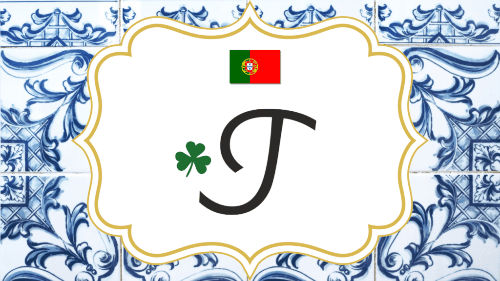 Letter T - Letra T - European Portuguese Lessons, including words that starts with T and the pronunciation of the letter T