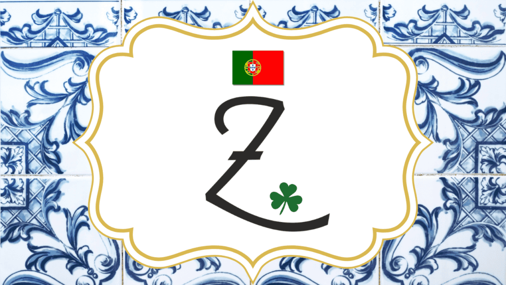 Letter Z - Letra Z - European Portuguese Lessons, including words that starts with Z and the pronunciation of the letter Z