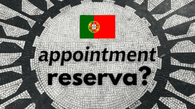 book an appointment in Portuguese