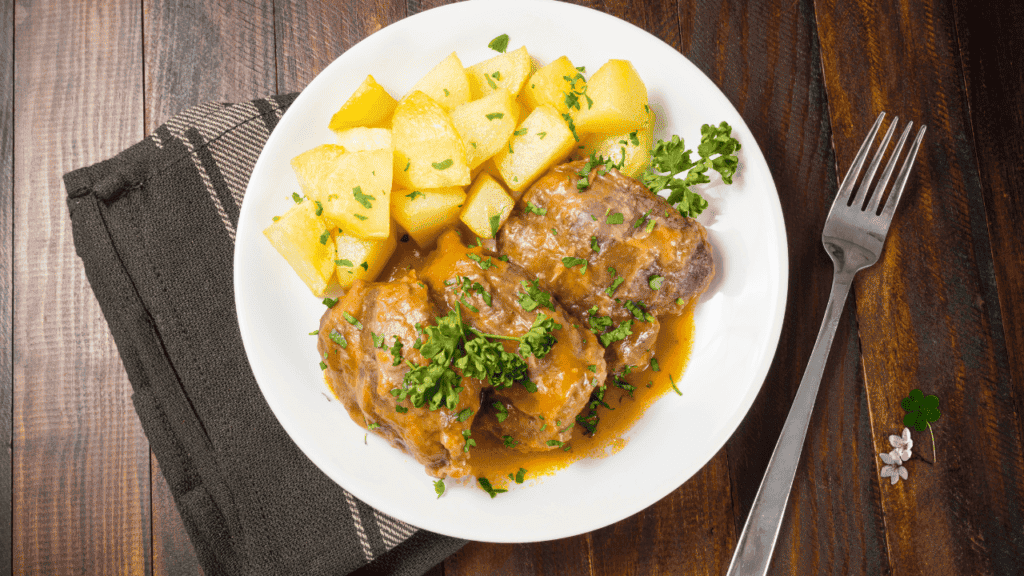 Traditional Portuguese Bochechas – European Portuguese lesson with the recipe in English and Portuguese