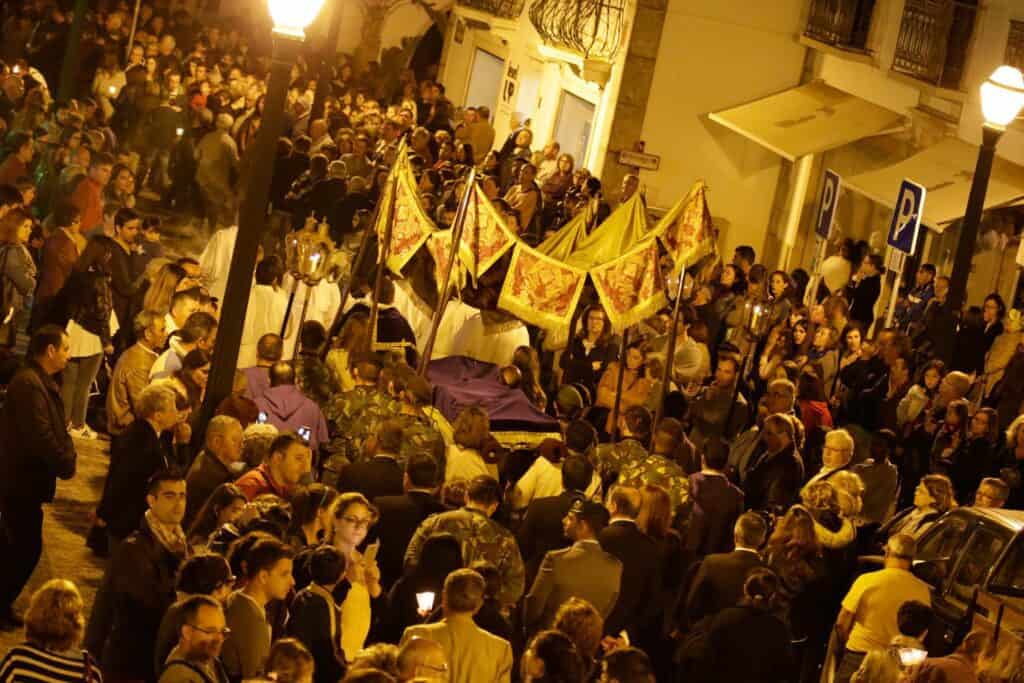 Candlelit Good Friday procession in Portugal