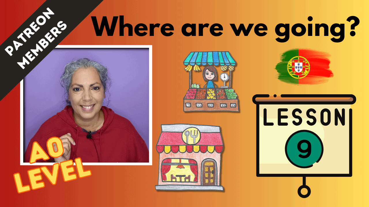 In this lesson, we're looking at how to say "go" in Portuguese. More specifically, "I go", "you go" and "he/she goes".