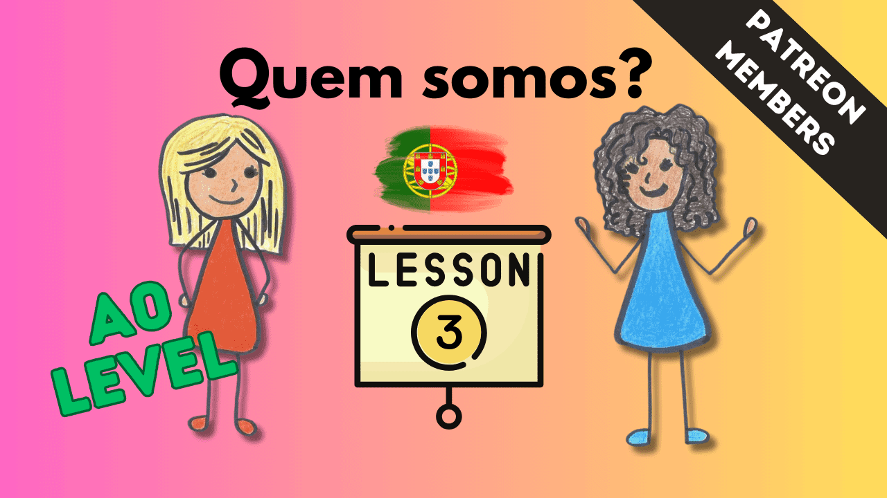 In this lesson, we’ll quickly review the topics covered in lesson 1 and 2 focusing on names and ages in Portuguese.
