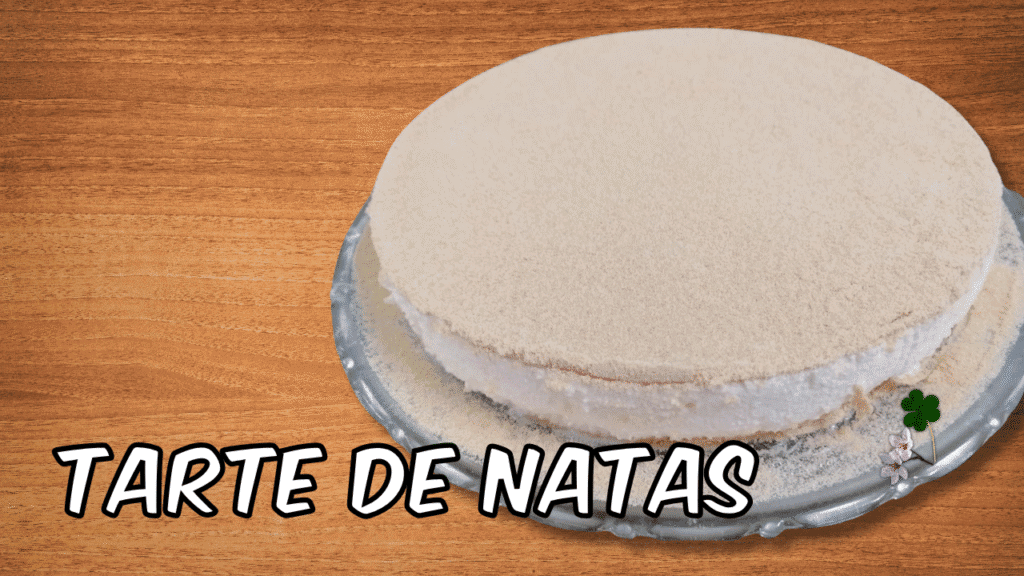 Portuguese tarte de natas cream dessert similar to a light cheesecake – European Portuguese lesson with the recipe in English and Portuguese