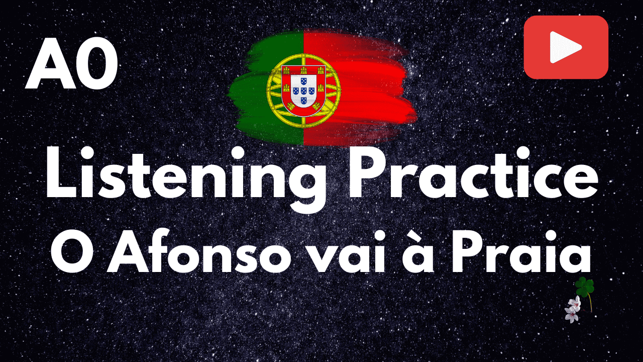 European Portuguese listening practice with Afonso at the beach.