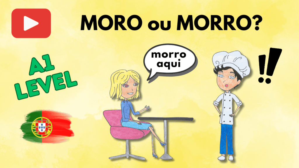 European Portuguese Comprehensible input Story for beginners A1