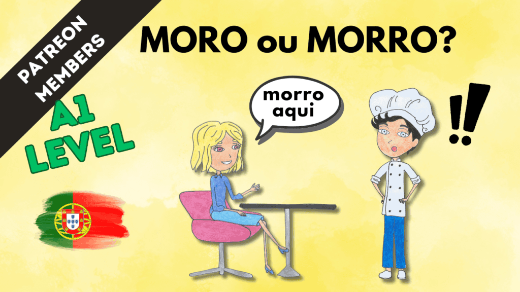 European Portuguese Comprehensible input Story for beginners A1