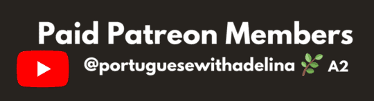Beginner Portuguese learning pathway with YouTube and Patreon links.