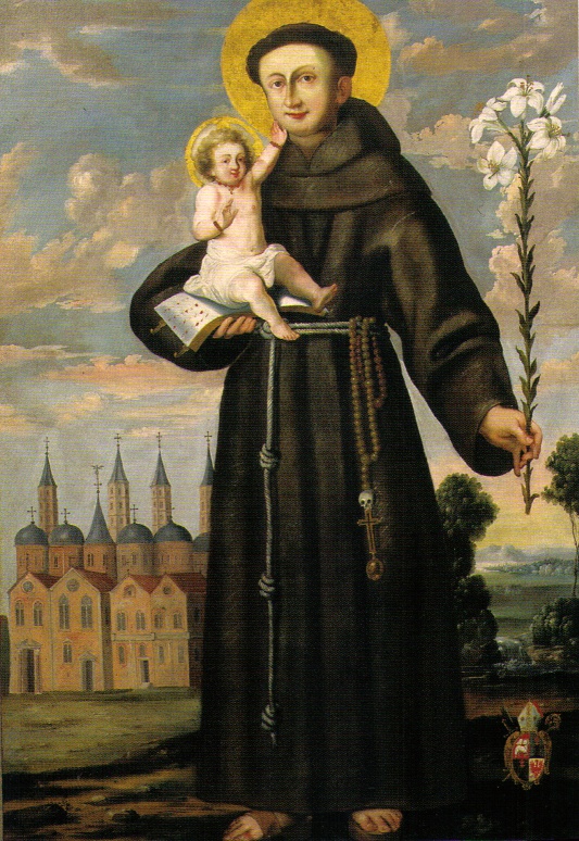 Santo António de Lisboa, patron saint of lost items and popular figure in Portugal.
